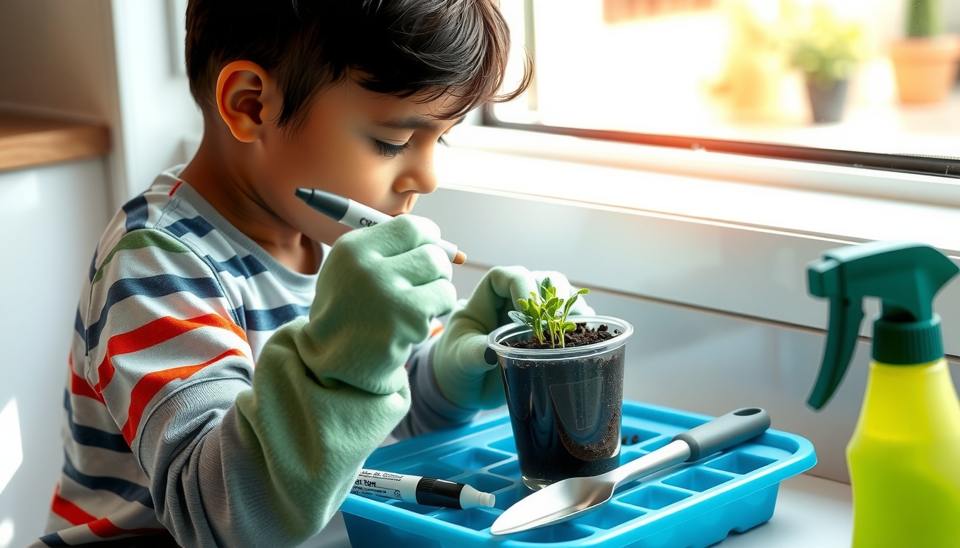 The kid-friendly gardening kit that won’t end up in a drawer (and the 5-minute setup that makes it stick) in a homemade style