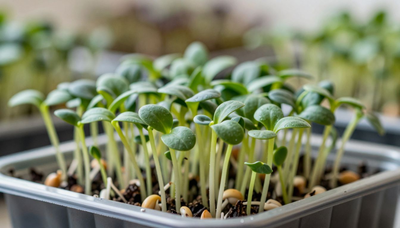 microgreens close up