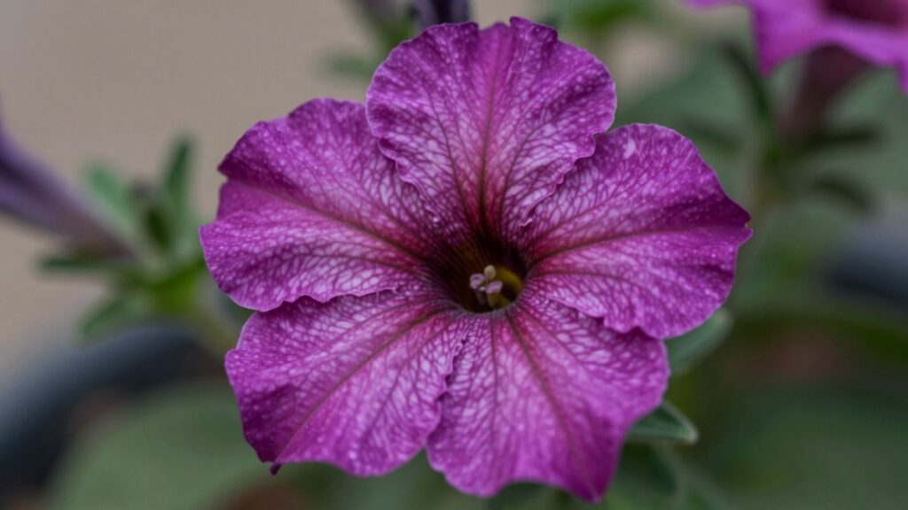 petunia flower close up