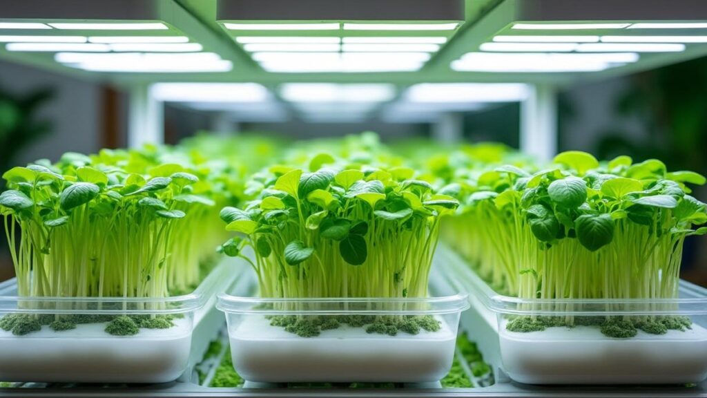 Why hydroponic microgreens grow faster and healthier than soil-grown ones