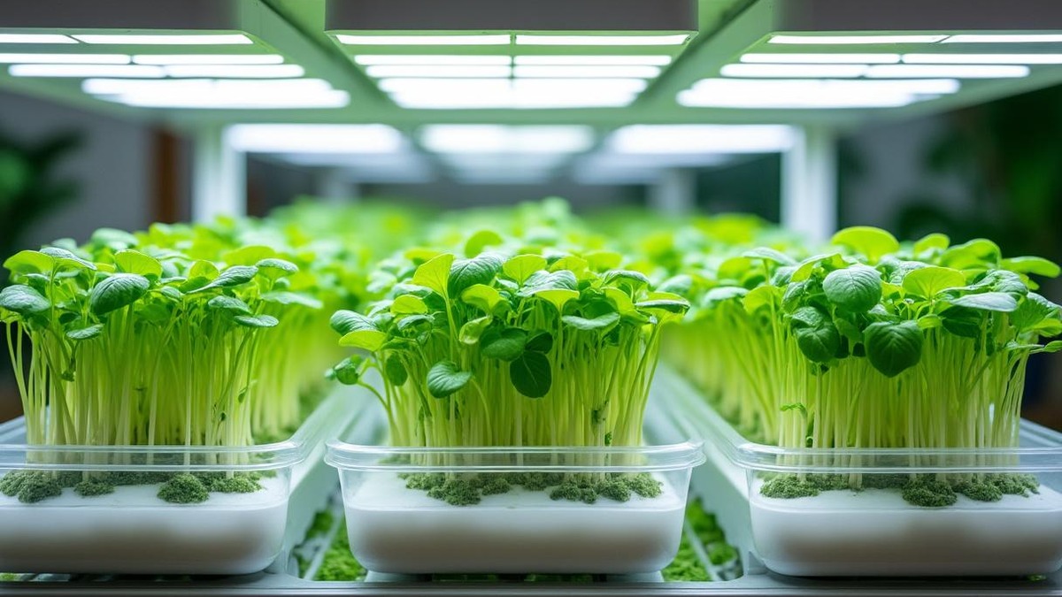 Why hydroponic microgreens grow faster and healthier than soil-grown ones